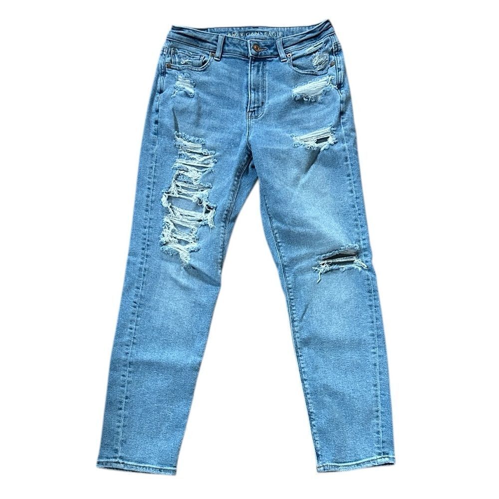 American Eagle Outfitters Distressed Mom Jeans